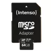 Mälukaart Intenso 64GB MicroSDXC UHS-I Class 10 3433490