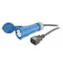APC toitejuhe, C20 kuni IEC309 (16A), 2.5m