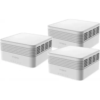 Strong MESHTRIAX3000 Mesh-Wi-Fi süsteem kaheribaline (2,4 GHz/5 GHz) Wi-Fi 6 (802.11ax) valge 3 sisemist (MESHTRIAX3000)