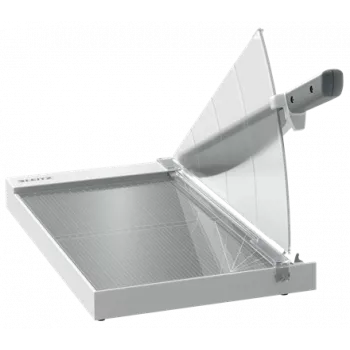 Leitz Precision Office paberilõikur A4+, 15 lehte, manuaalne klamber, roostevaba teras, A4 Maxi, 80 g/m², klaas