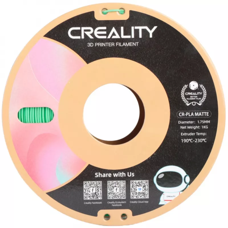 3D-printimismaterjal Creality 3301010301 polüpiimhape PLA roheline 1 kg 1,75 mm