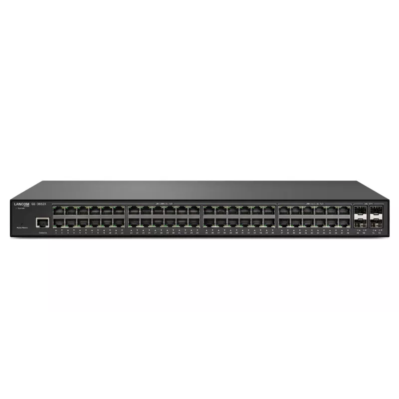 Lancom GS-3628XUP, L3, 2.5G Ethernet (100/1000/2500), Power over Ethernet (PoE), Rack-paigaldus, 1U