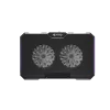 FURY GUNBAI G3 sülearvuti jahutuspadi 14.1–17.3 tollile, 2 ventilaatoriga, RGB-valgustus, 2× USB