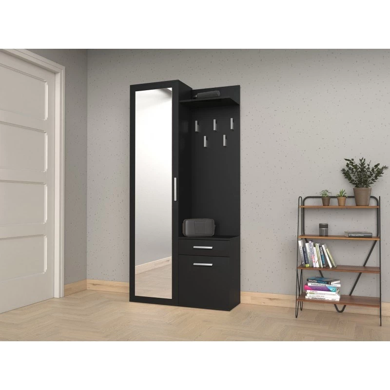 Topeshop GAR DUO CZERŃ entryway Kapp