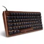 Sharkoon 100068081 klaviatuur kodu USB QWERTZ saksa must puidust 75%