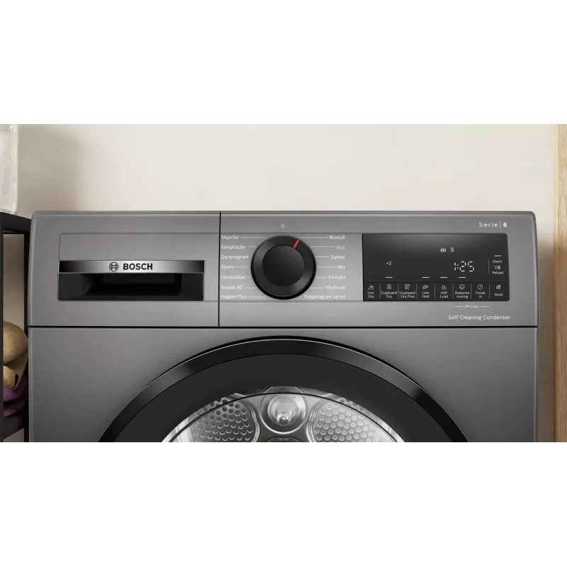 Bosch WQG245DXSN soojuspumbaga pesukuivatusrest 9 kg