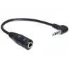 Helikaabel DeLOCK 65397 0,14 m 2,5 mm isane 3,5 mm emasele must