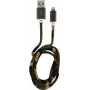LC-POWER Kaabel USB-Lightning-1M-5 1m woodland camo, USB A Lightninguga