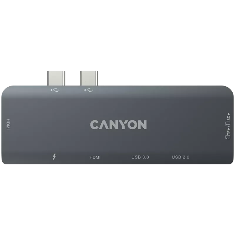 Canyon DS-5 USB 2.0 USB-C hall SD-kaardilugeja 60 Hz