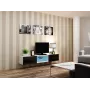Cama TV-alus VIGO GLASS 30/180/40 valge/must läikiv