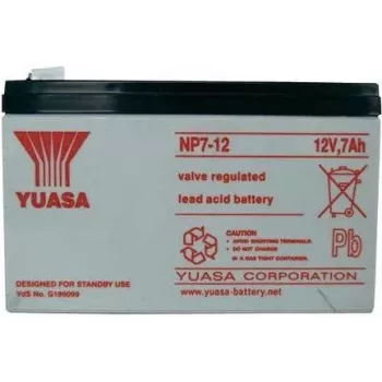 UPS-aku suletud pliiaku Yuasa NP7-12