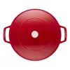 Staub Roaster Chistera 28cm ümmargune kirsipunane 40511-474-0 405114740 (40511-474-0)