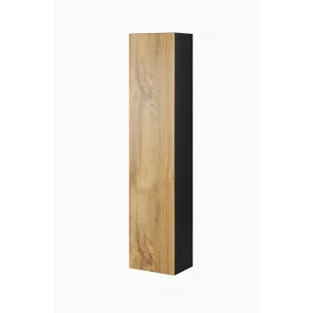 Cama suletud Kapp VIGO '180' 180/40/30 must/wotani tamm