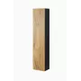 Cama suletud Kapp VIGO '180' 180/40/30 must/wotani tamm