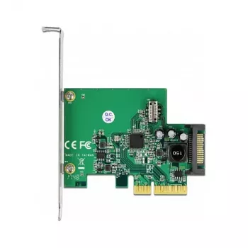 DeLOCK PCI Express x4 kaart 1 x sisemise USB 3.2 Gen 2 võtmega B 20 kontaktiga emase pordiga