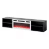 RTV-kapp POLO 180x33x39 must + kamin valge