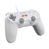 Juhtmega mängupult GameSir T3 Lite WT valge — ergonoomiline juhtmega pulk, ühildub arvutiga
