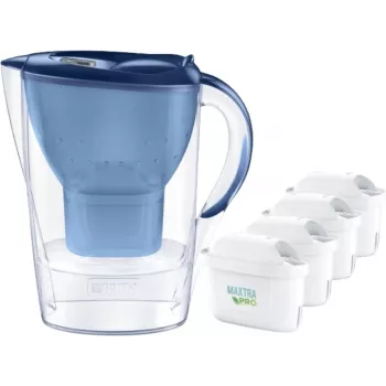 Veefiltri kann BRITA Marella XL, filtrikann koos MAXTRA kassettidega, 3,5 L paak, 2 L filtreeritud vee maht, sinine