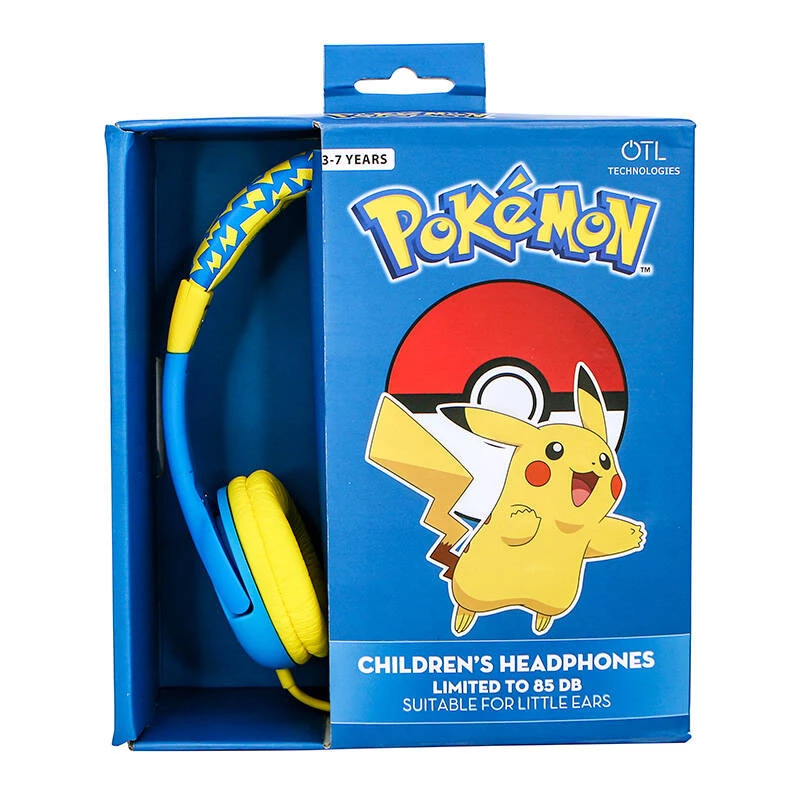 Juhtmega kõrvaklapid lastele OTL Pokemon Pikachu (sinine-kollane)