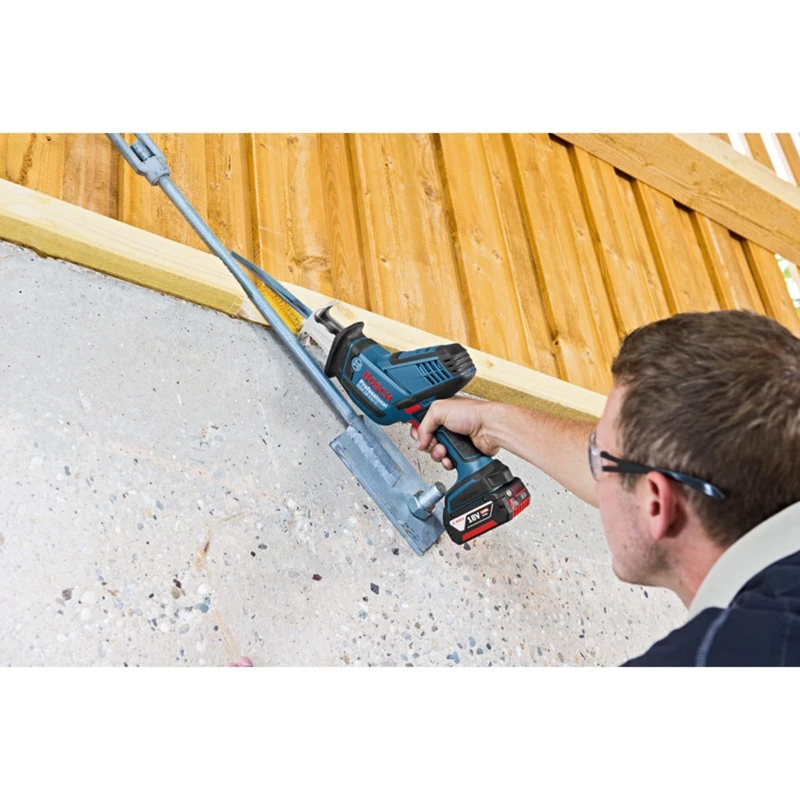 Bosch GSA 18 V-LI C Professional Must, Sinine, Punane