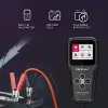 Qoltec 52489 Digitaalne aku analüsaator tester 3-in-1 LCD-ekraani ja mitmekeelse liidesega 6V | 12V | 24V | 30Ah-200Ah