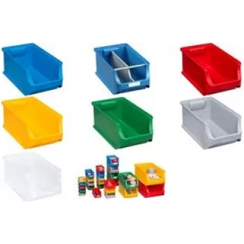 Hoiukast allit ProfiPlus Box 4 läbipaistev – plastist osade kast 25 kg kandevõimega