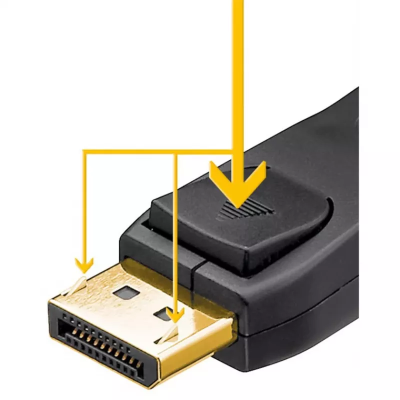DisplayPort-kaabel Goobay 74757 3 m must