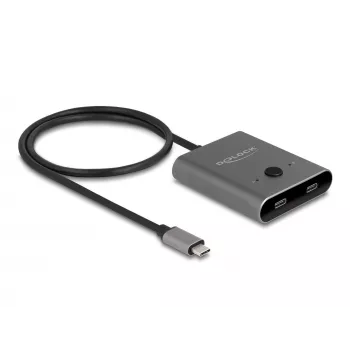 DeLOCK 11500 USB 3.2 Gen 2 USB-C jaotur 10000 Mbit/s 144 Hz