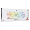 Juhtmega mehaaniline klaviatuur White Shark Shinobi-2 (GK-004211) — USA paigutus, punased lülitid, valge