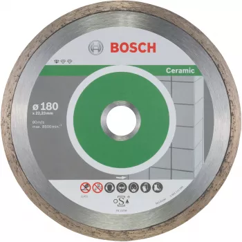 Teemantlõikeketas keraamikale Bosch Professional Ø180 mm, 10 tk, ava 22,23 mm