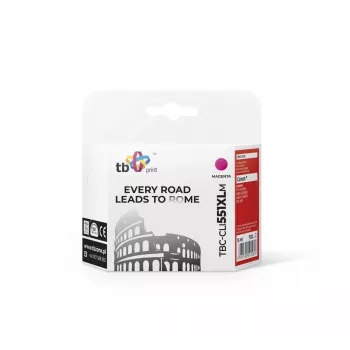 Tindikassett TB Kompat. S Canon CLI-551XL MG magenta