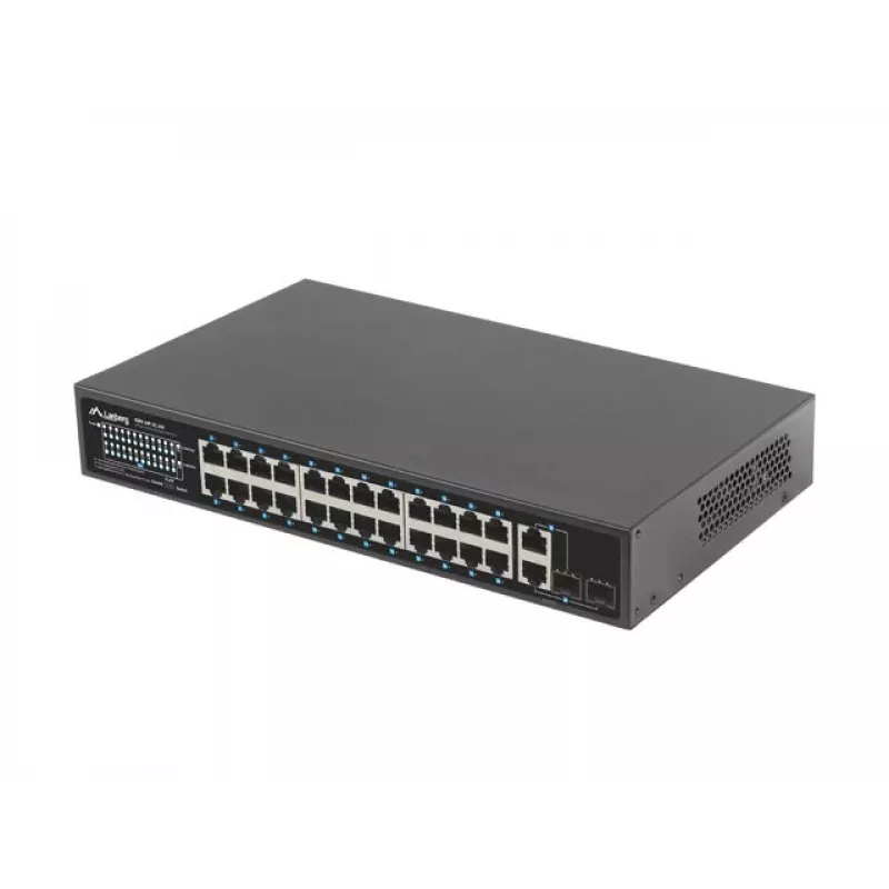 Lanberg RSFE-24P-2C-250 võrgulüliti, haldamata, Gigabit Ethernet (10/