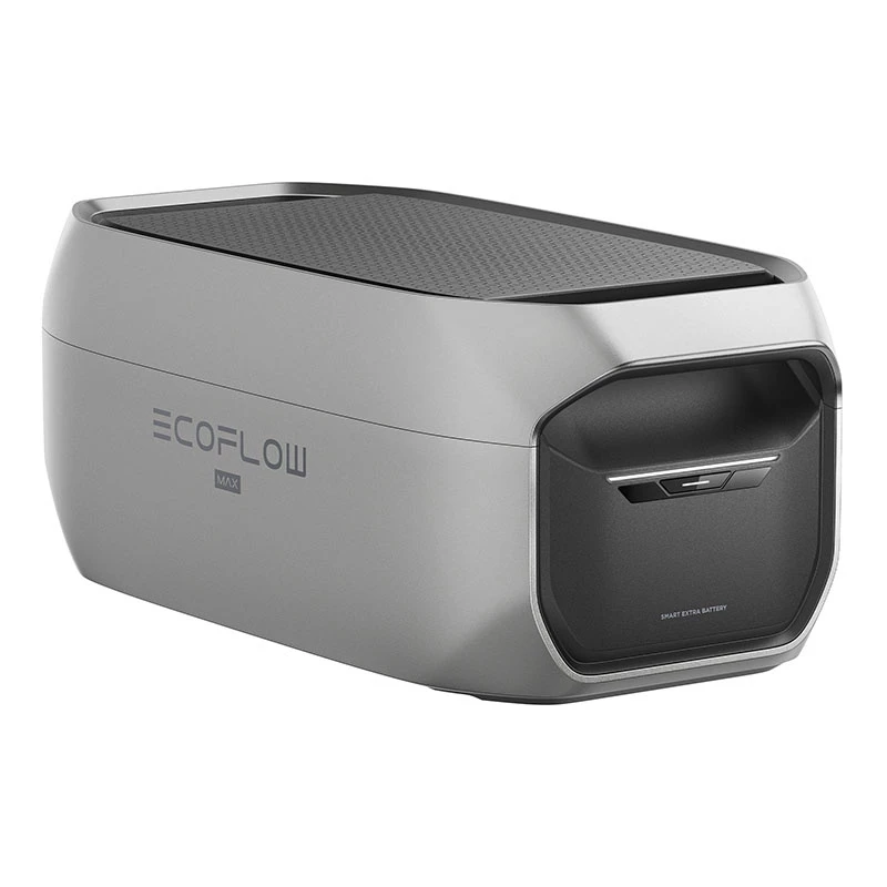 Aku EcoFlow DELTA 3 Max Plus kaasaskantavale elektrijaamale — LiFePO4 2 048 Wh, must