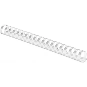 Fellowes - 16 mm - 21 rõngast - valge - 100 tk. Plastist köitekaam (5347003)