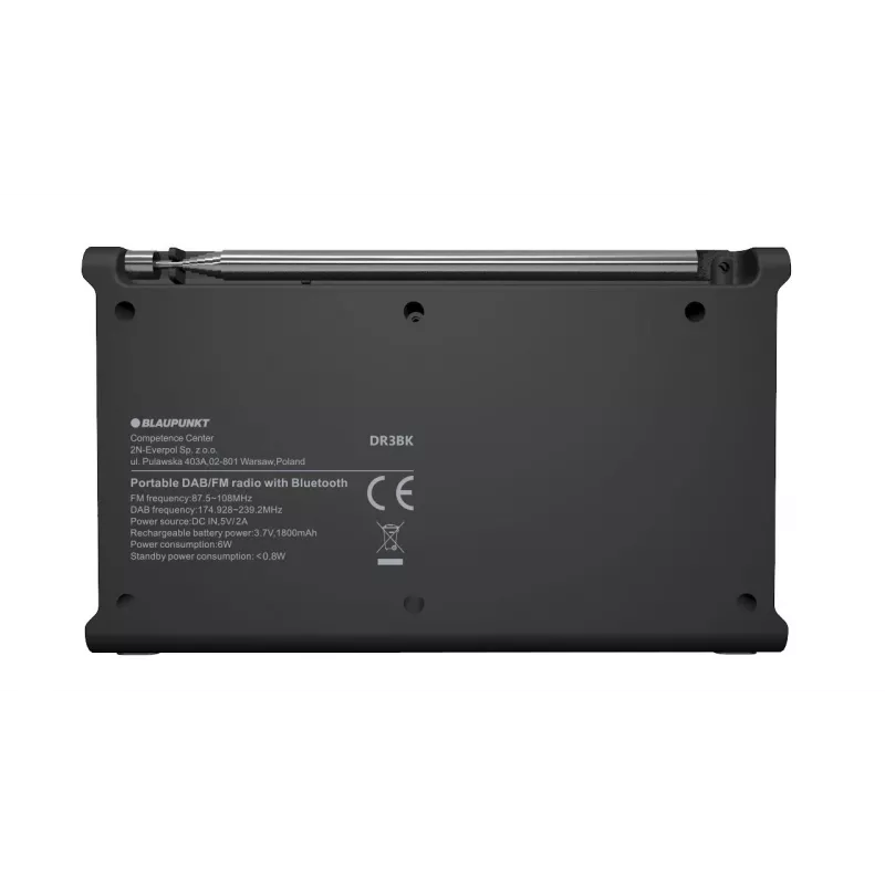Blaupunkt DR3BK Kaasaskantav raadio must