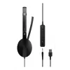 EPOS ADAPT 165T USB II peakomplekt Juhtmega Peavõru Kontor/Kõnekeskus USB Type-A Must