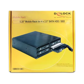 DeLOCK 47220 ajamisahtli paneel Must