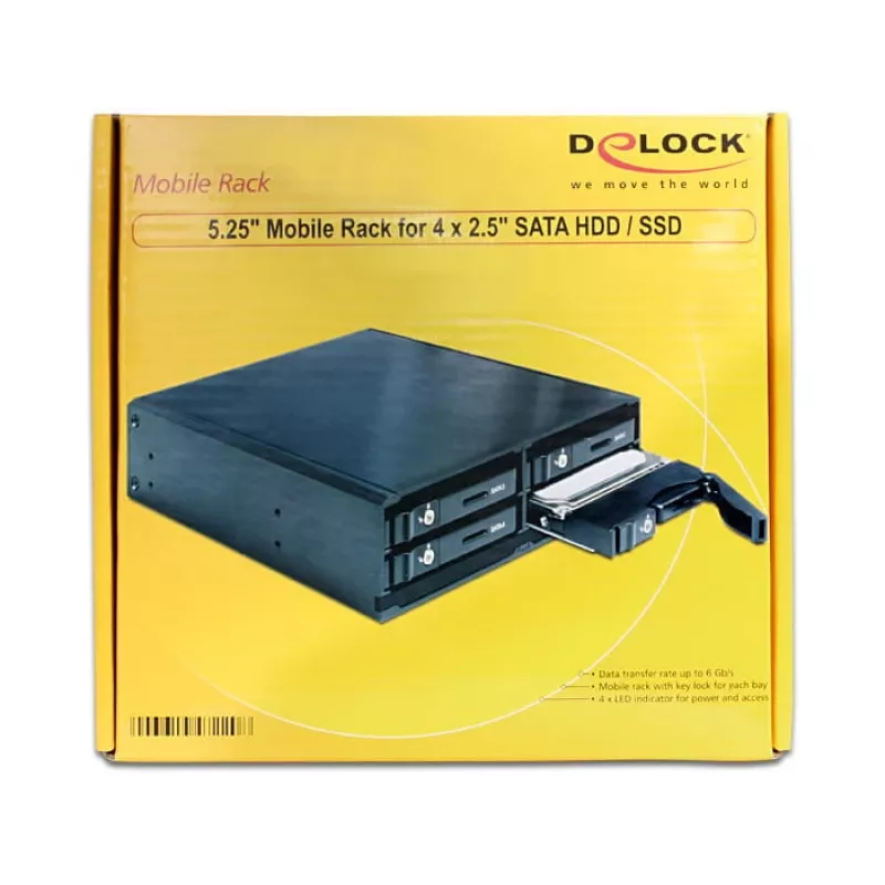DeLOCK 47220 ajamisahtli paneel Must