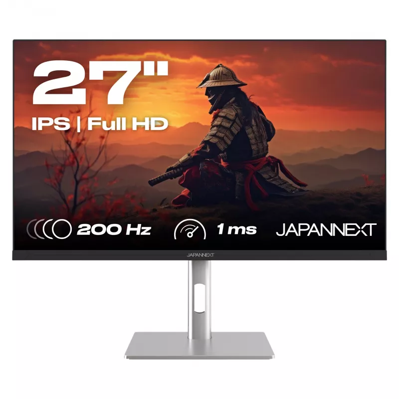 JAPANNEXT JN-I270FHD200F-HSP arvutimonitor 68,6 cm (27 tolli) 1920 x 1080 pikslit Full HD LED hõbedane