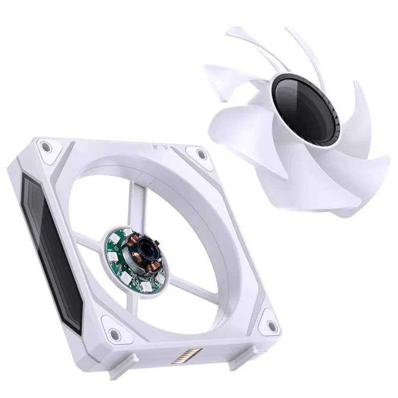 Jahutusventilaator Jonsbo ZL-120W PWM ARGB 120mm Valge — 120 mm, PWM, ARGB