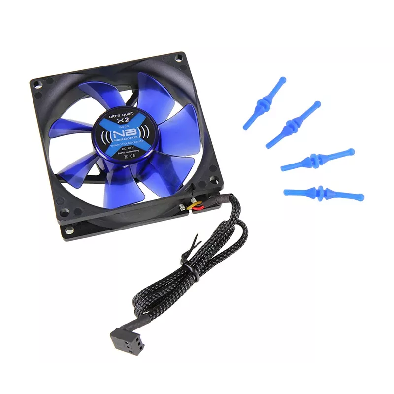 Ventilaator Noiseblocker MustSilentFan X2 8 cm 1800 RPM 45 m³/h Must