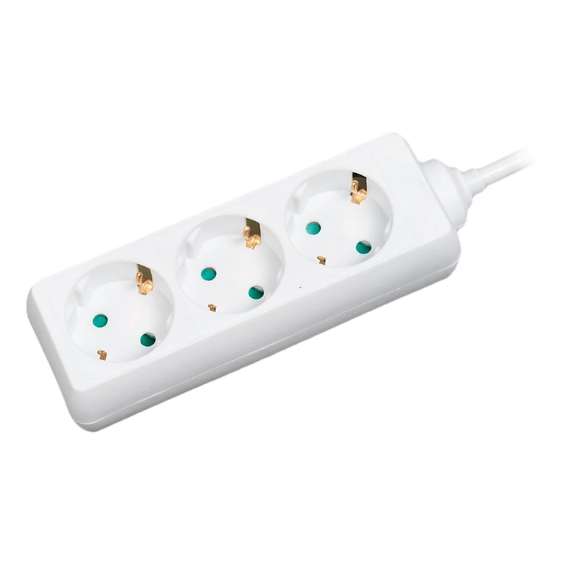 Pikendusjuhe LogiLink LPS205 1,4 m 3 vahelduvvoolu pistikupesa valge