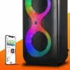 Kaasaskantav muusikakeskus MANTA SPK0401B100 Bluetooth-kõlar, 100 W tippvõimsus, FM-raadio, karaoke, sisseehitatud aku, X-BASS