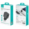 Laadija usams USA001627 20W 1×USB‑C koos USB‑C kaabliga — kiirlaadimisadapter telefonidele ja tahvlitele