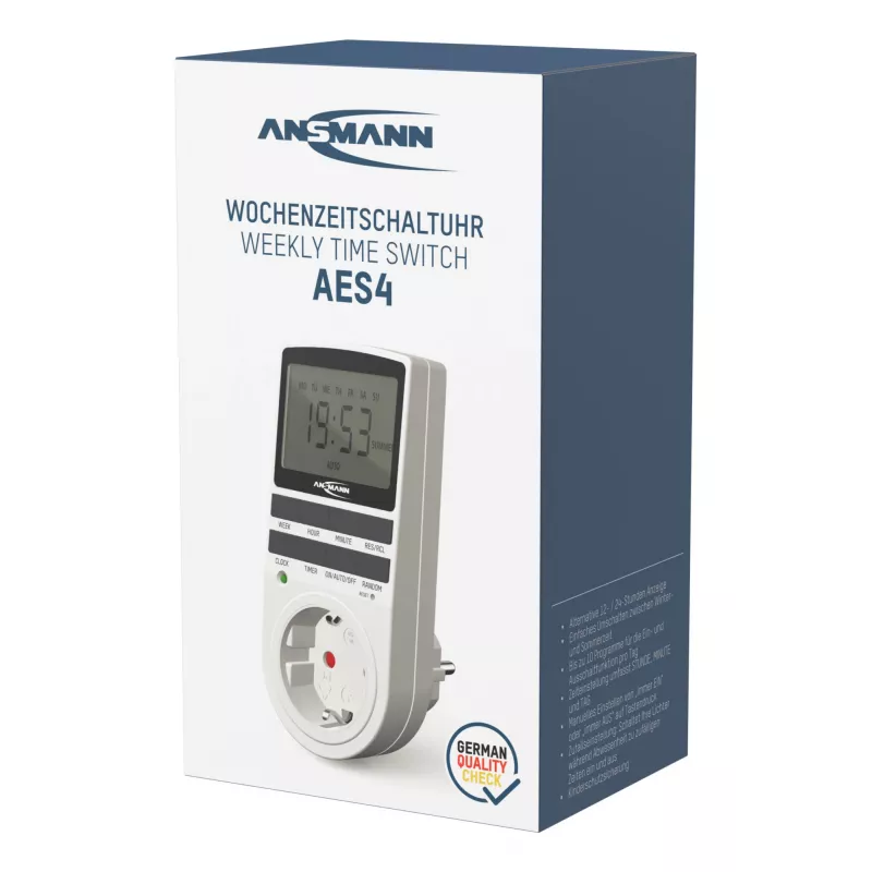Päeva-/nädalataimer Ansmann 1260-0006