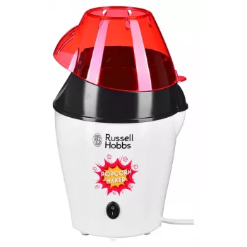 Russell Hobbs Fiesta popkornimasin must, punane, valge 1200 W
