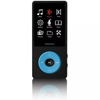 MP3-mängija Lenco Xemio-860BU 8 GB must sinine LCD 18 h taasesitus
