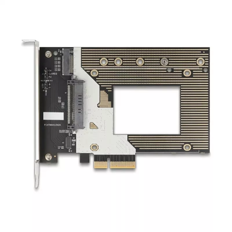 Sisemine M.2 / U.2 adapterkaart DELOCK 90854 — PCIe 4.0 (host: PCIe, väljundid: M.2 Key M 110 mm, U.2)