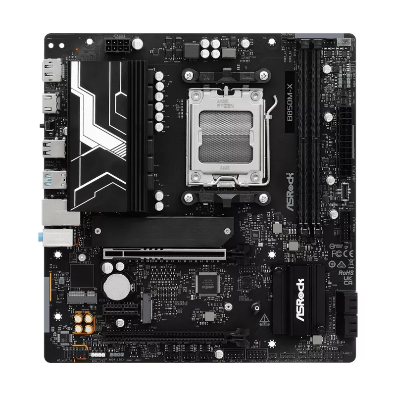 ASRock B850M-X R2.0 AM5 Micro-ATX emaplaat