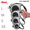 Flexi uus COMFORT 8 m must, hall koera sissetõmmatav jalutusrihm
